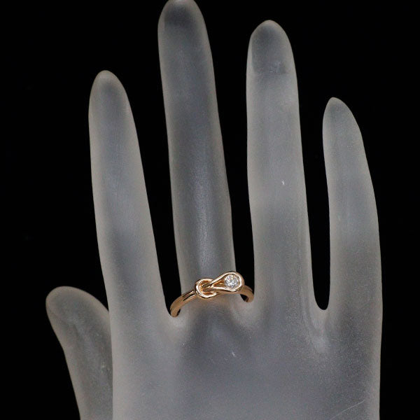フォーエバーマーク K18PG ダイヤモンド リング 0.18ct エンコルディア