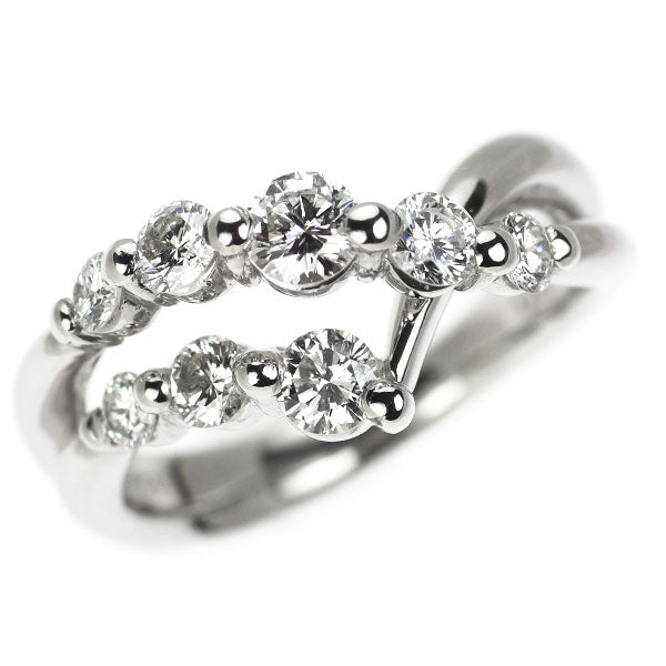 Pt900 ダイヤモンド リング 0.70ct