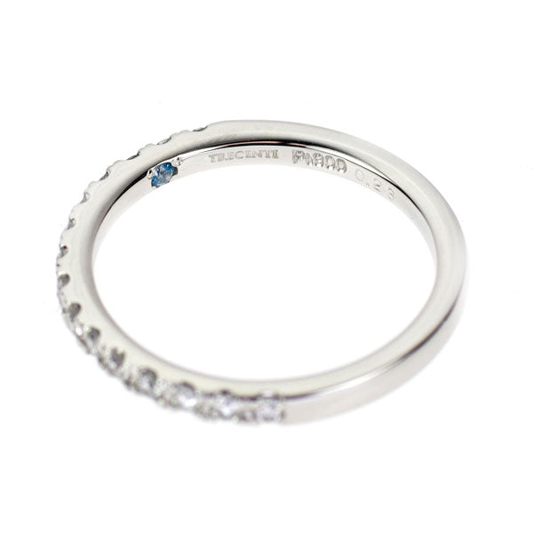 トレセンテ Pt900 ダイヤモンド リング 0.23ct ハーフエタニティ