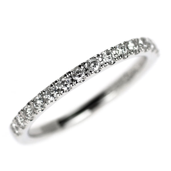 トレセンテ Pt900 ダイヤモンド リング 0.23ct ハーフエタニティ