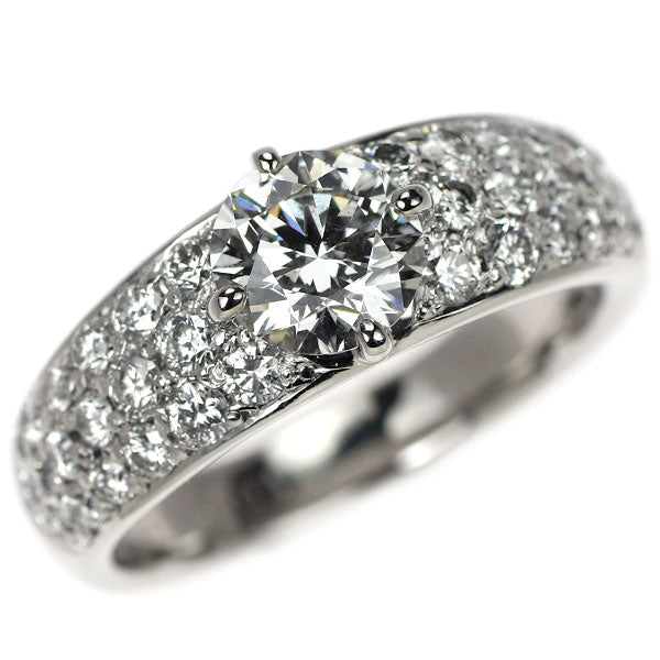 Pt900 ダイヤモンド リング 1.050ct F VS2 3EXHC D0.85ct