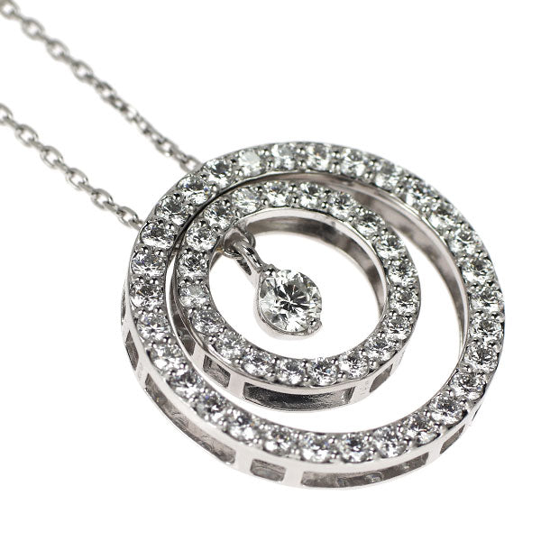 Pt900/ K18WG ダイヤモンド ペンダントネックレス 0.30ct D1.73ct 3way