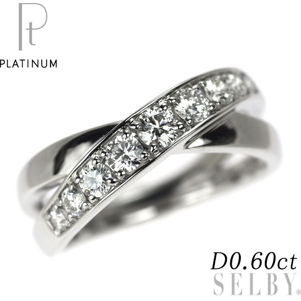 プラチナギルド Pt950 ダイヤモンド リング 0.60ct