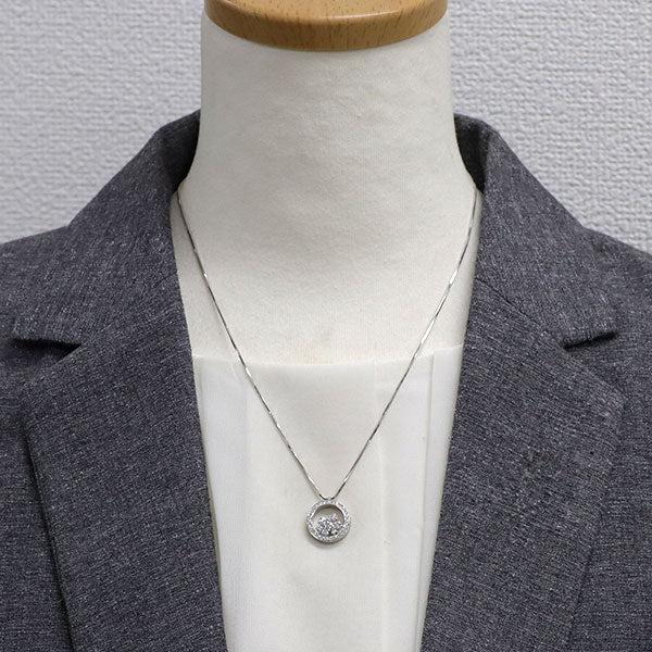 ブルーリバー Pt900/ Pt850 ダイヤモンド ペンダントネックレス 0.72ct
