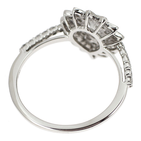 新品 Pt950 ペアシェイプ ダイヤモンドリング 0.32ct D FL D0.30ct【エスコレ】
