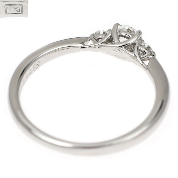 ラザールキャプラン Pt950 ダイヤモンド リング 0.26ct F VS2 D0.08ct