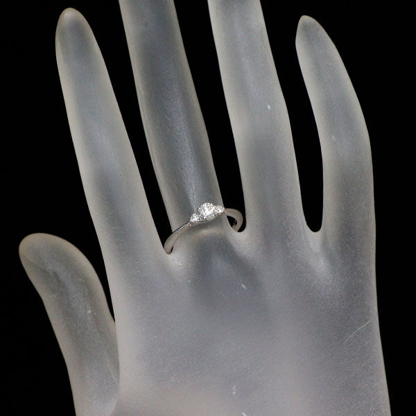 ラザールキャプラン Pt950 ダイヤモンド リング 0.26ct F VS2 D0.08ct