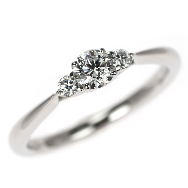 ラザールキャプラン Pt950 ダイヤモンド リング 0.26ct F VS2 D0.08ct