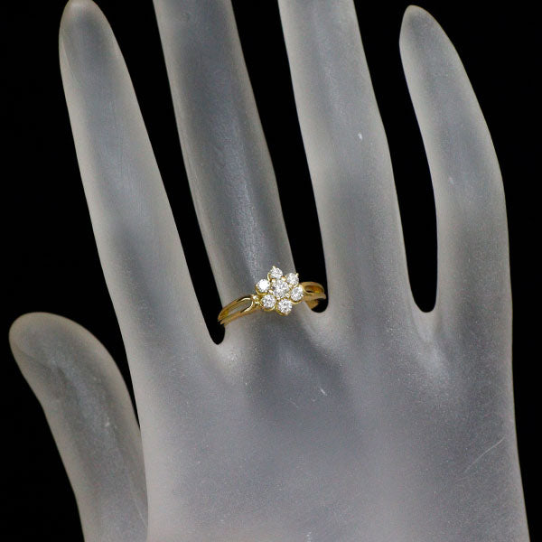 ミキモト K18YG ダイヤモンド リング 0.34ct