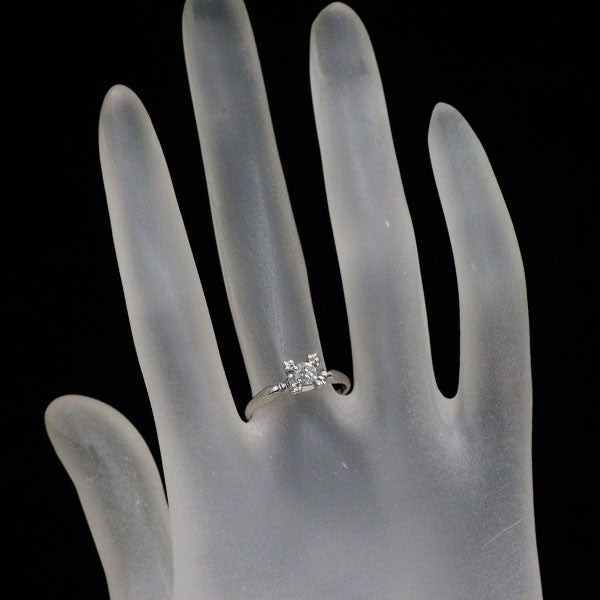 Pt900 ダイヤモンド リング 0.20ct 陽刻ビンテージ　昭和風レトロ