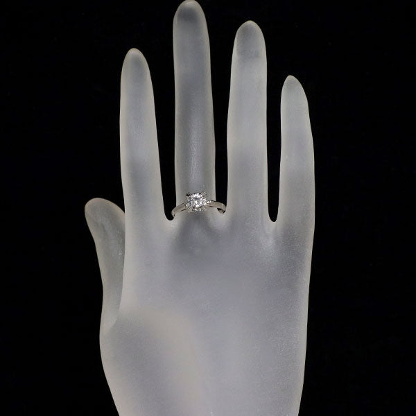 Pt900 ダイヤモンド リング 0.36ct レトロ 千本透かし