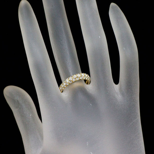 ギメル K18YG ダイヤモンド リング 1.001ct パヴェ