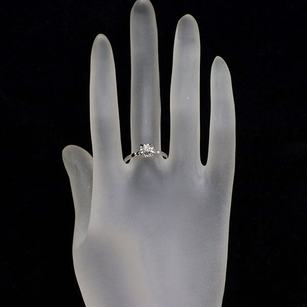 Pt850 ダイヤモンド リング 0.13ct