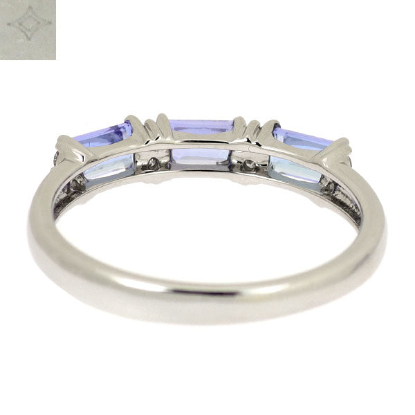 GSTV Pt950 タンザナイト ダイヤモンド リング 0.75ct D0.07ct