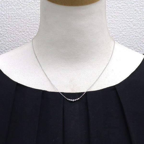 ヴァンドーム青山 Pt950/ Pt850 ダイヤモンド ペンダントネックレス 0.17ct