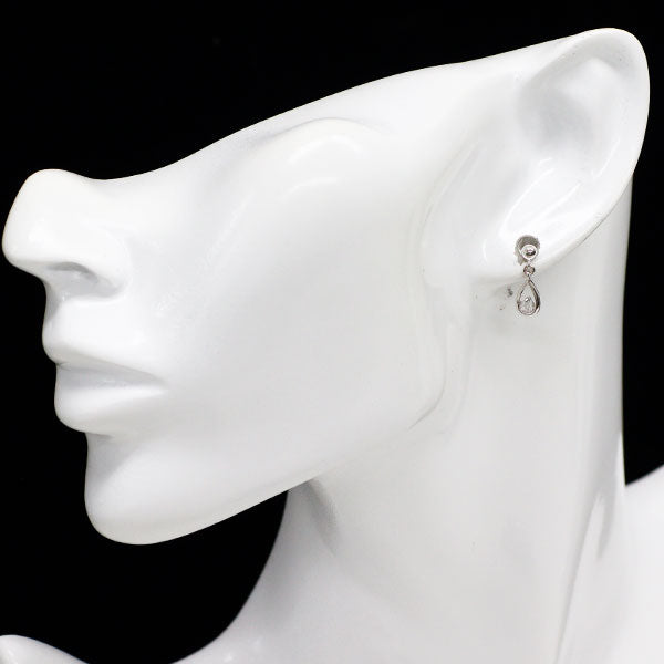 Pt850 ダイヤモンド ピアス 0.12ct