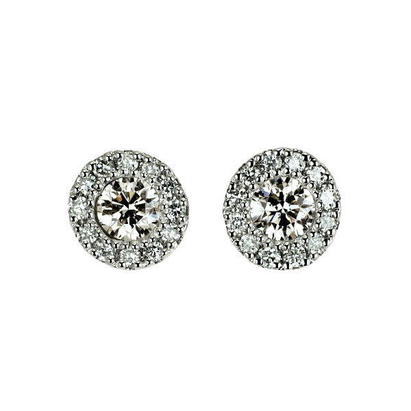 Pt900 ダイヤモンド ピアス 0.24ct
