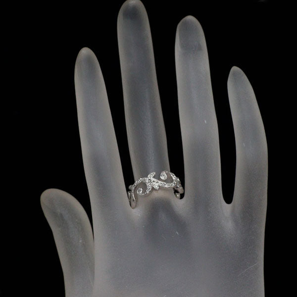 ヴァンドーム青山 K18WG ダイヤモンド リング 0.21ct