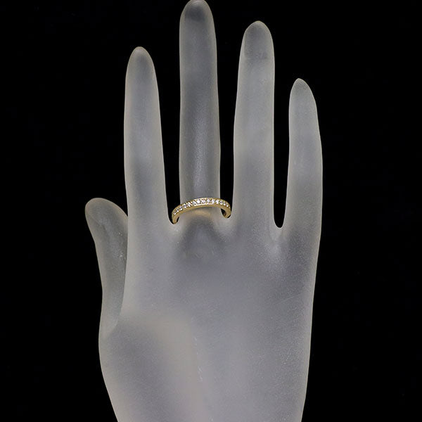 ブルーリバー K18YG ダイヤモンド リング 0.19ct ハーフエタニティ