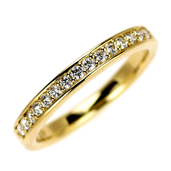 ブルーリバー K18YG ダイヤモンド リング 0.19ct ハーフエタニティ