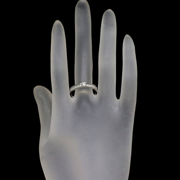 プラチナギルド Pt950 ダイヤモンド リング 0.163ct D0.14ct