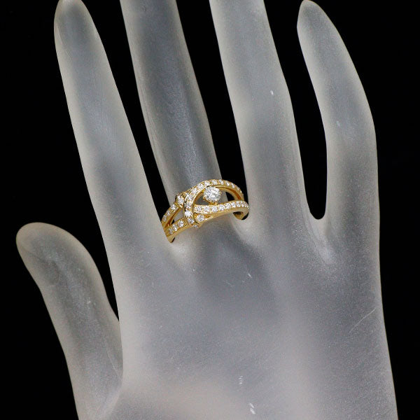 星の砂 K18YG ダイヤモンド リング 0.69ct