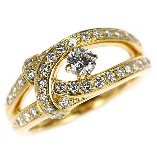 星の砂 K18YG ダイヤモンド リング 0.69ct