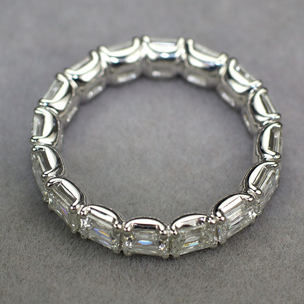 Pt900 クリスカットダイヤモンド リング 3.69ct フルエタニティ