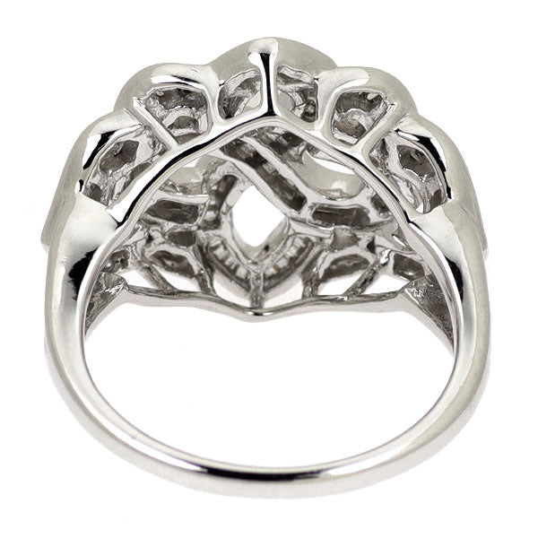 K18WG ダイヤモンド リング 0.47ct