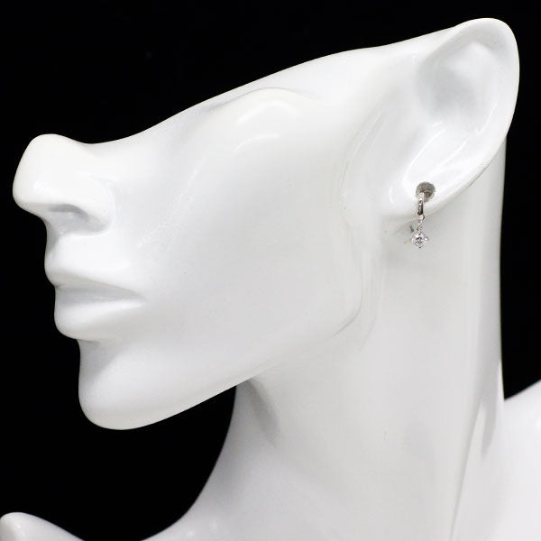 K18WG ダイヤモンド ピアス 0.68ct