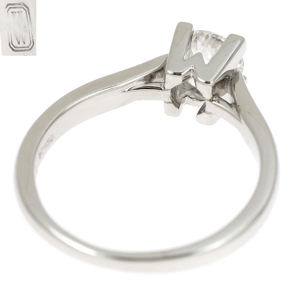 ハリーウィンストン Pt950 ダイヤモンド リング 0.50ct F VVS1 VG HW