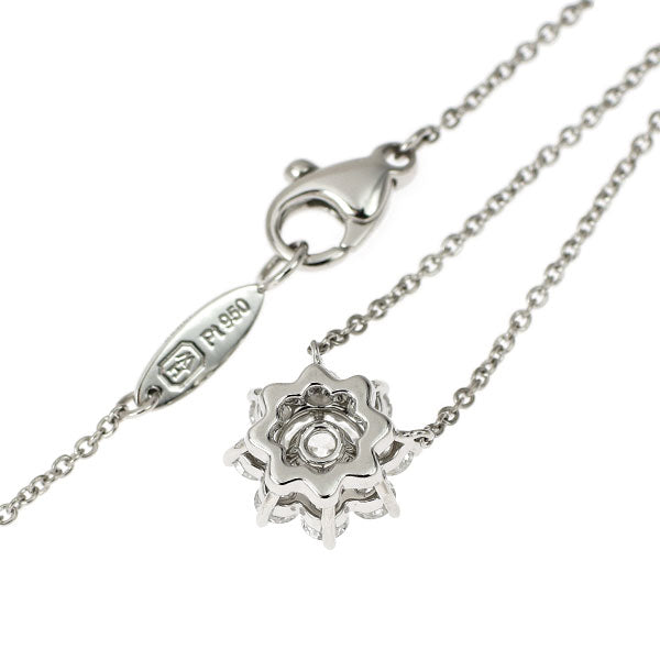 ハリーウィンストン Pt950 ダイヤモンド ダイヤモンド ペンダントネックレス 0.37ct サンフラワー ミニ 《セルビー銀座店》【中古】