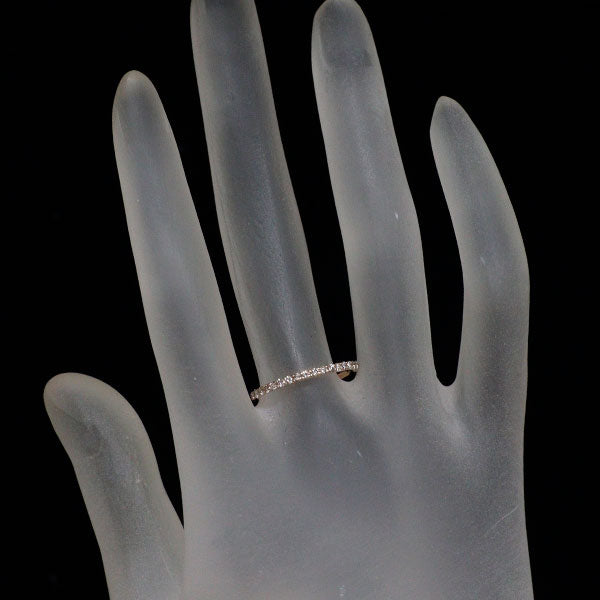 K18PG ダイヤモンド リング 0.204ct ハーフエタニティ