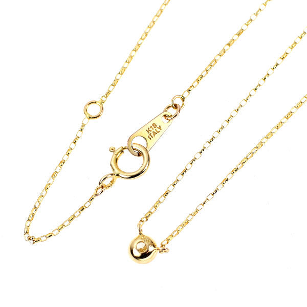 K18YG ダイヤモンド ペンダントネックレス 0.08ct