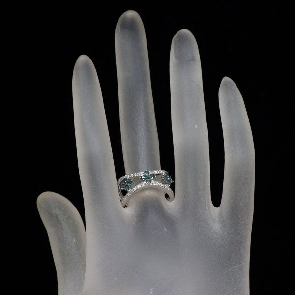 希少 Pt900 アレキサンドライト ダイヤモンド リング 0.61ct D0.20ct