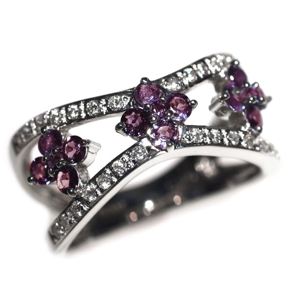 希少 Pt900 アレキサンドライト ダイヤモンド リング 0.61ct D0.20ct