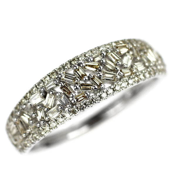 K18WG ダイヤモンド リング 0.45ct