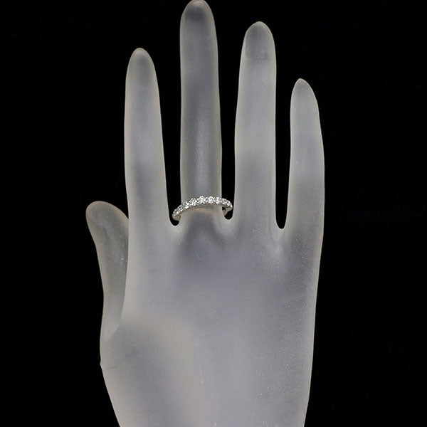Pt900 ダイヤモンド リング 0.50ct ハーフエタニティ