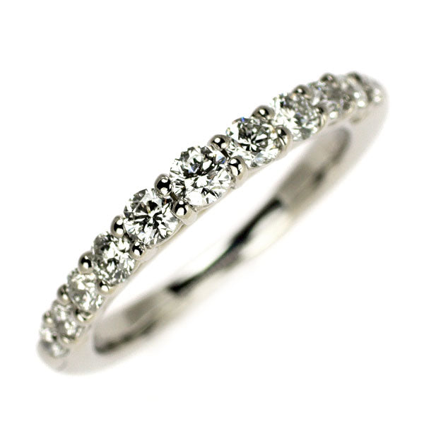 Pt900 ダイヤモンド リング 0.50ct ハーフエタニティ