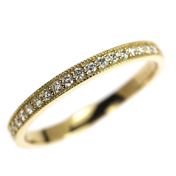 K18YG ダイヤモンド リング 0.31ct セミエタニティ