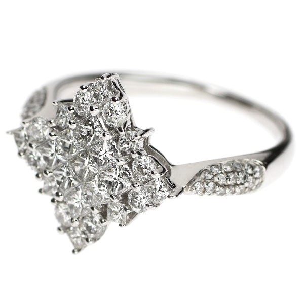 K18WG ダイヤモンド リング 1.00ct