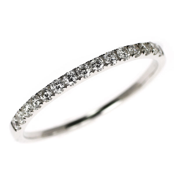 K18WG ダイヤモンド リング 0.305ct ハーフエタニティ