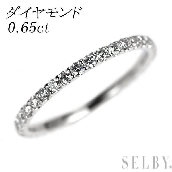 Pt900 ダイヤモンド リング 0.65ct フルエタニティ