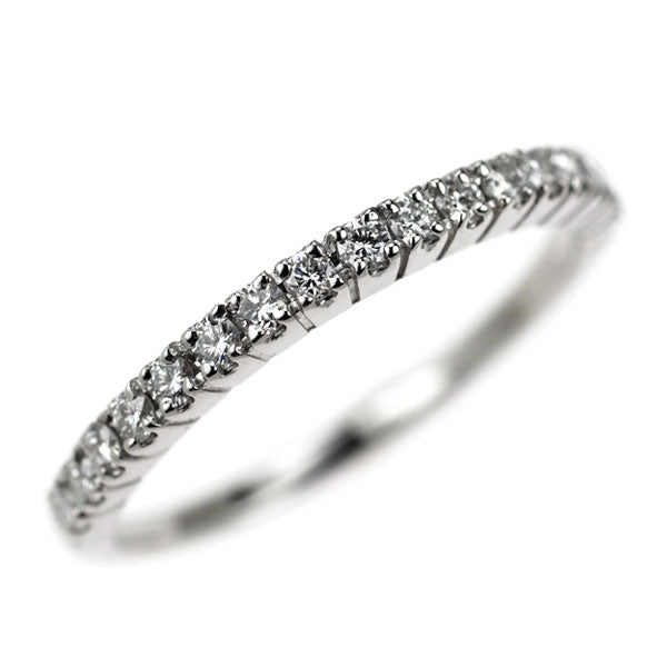 Pt900 ダイヤモンド リング 0.307ct ハーフエタニティ