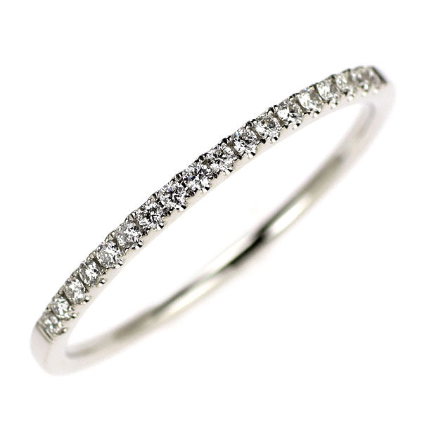 K18WG ダイヤモンド リング 0.150ct ハーフエタニティ