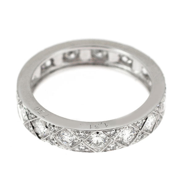K18WG ダイヤモンド リング 1.31ct フルエタニティ