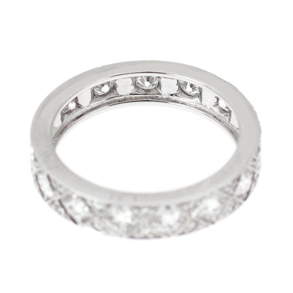 K18WG ダイヤモンド リング 1.31ct フルエタニティ