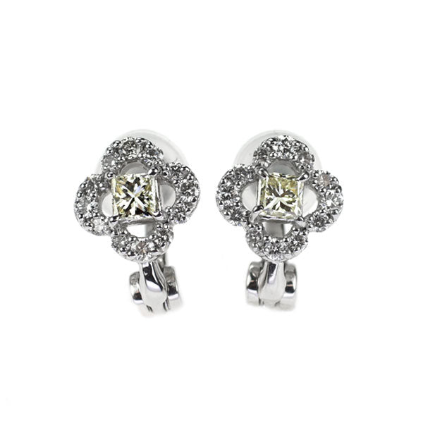 Pt950 ダイヤモンド イヤリング 0.40ct