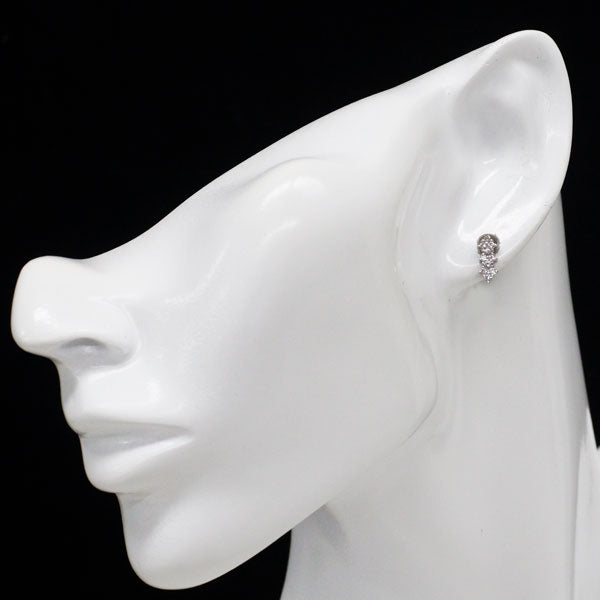 Pt900 ダイヤモンド ピアス 0.32ct
