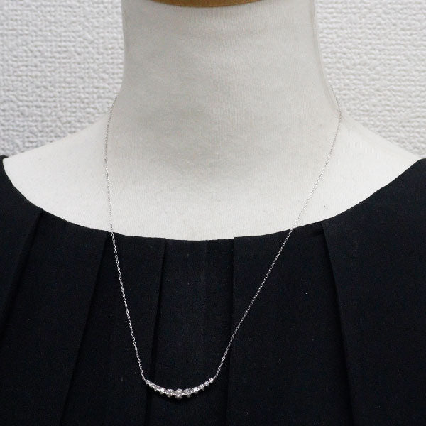 Pt900/ Pt850 ダイヤモンド ペンダントネックレス 0.50ct